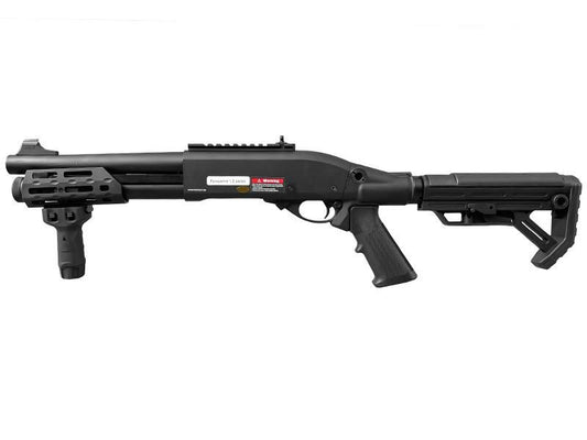 Golden Eagle M870 Short M-Lok Tri-Shot Gas Pump Action Shotgun Black