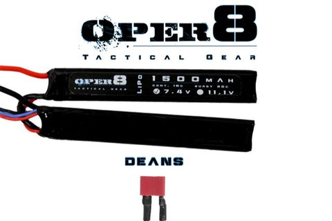 Oper8 7.4v Lipo Cranestock 1500mah – Deans