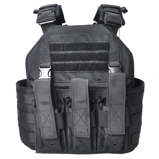 ACM Molle Plate Carrier Tactical Vest Black V3