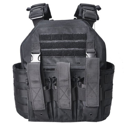 ACM Molle Plate Carrier Tactical Vest Black V3