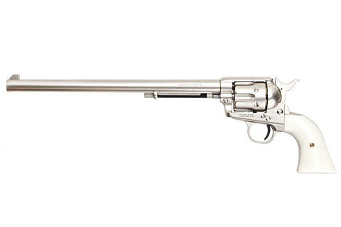 King Arms SAA .45 Peacemaker Revolver 'Buntline' Electroplating Silver V2