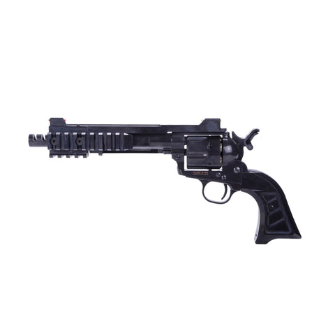 King Arms SAA .45 Devil Revolver Black Gas