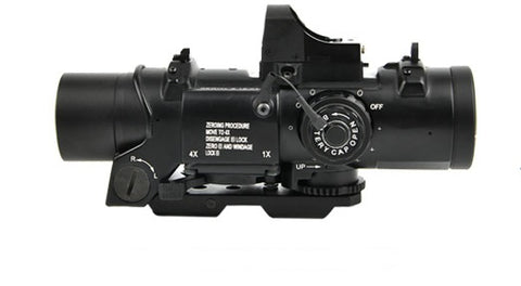 ACM SP Style 1-4x Scope with RMR and Killflash Black