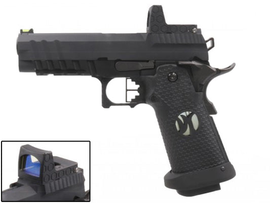 Custom Hi-Capa "Black Ace" 4.3 w/Reflex Sight - A2 Supplies Ltd