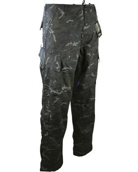 KUK Assault Trousers ACU Style BTP Black - A2 Supplies Ltd