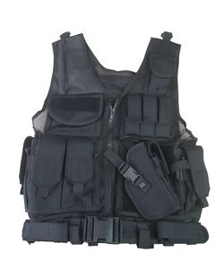 KUK Cross-Draw Vest Black - A2 Supplies Ltd