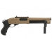 Golden Eagle M870 'Serbu' Super Shorty Gas Tri-Shot Shotgun Tan - A2 Supplies Ltd