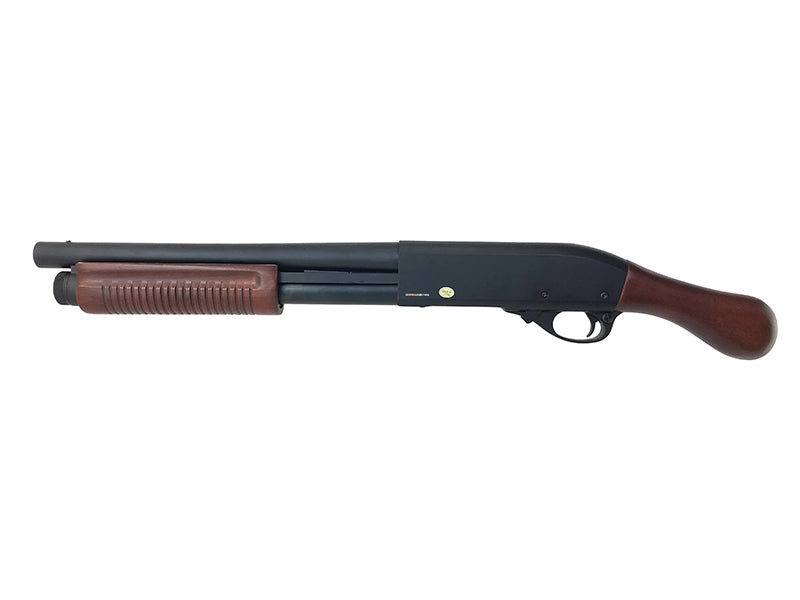 M870 Sawn Off Gas Tri-Shot Shotgun - Wood/Metal - A2 Supplies Ltd