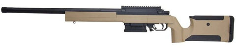 EMG Helios EV01 Bolt Action Sniper Rifle by ARES (Tan - EV01-DE) - A2 Supplies Ltd