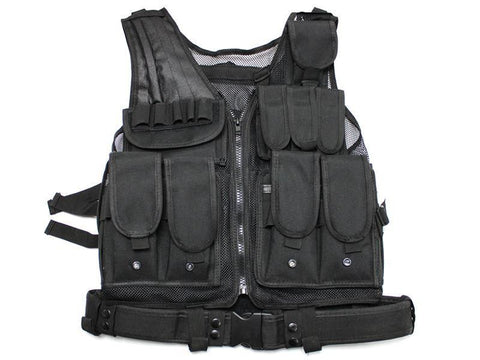 Big Foot Mesh Vest 600D (Black) - A2 Supplies Ltd