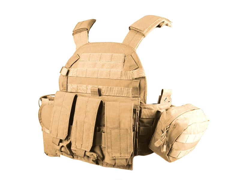 Big Foot 6094 Vest (500D - Tan) - A2 Supplies Ltd