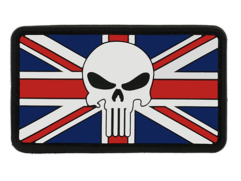UK Flag Skull Patch - A2 Supplies Ltd