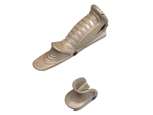 Battleaxe Angled Ergonomic Pointing Grip Tan - A2 Supplies Ltd