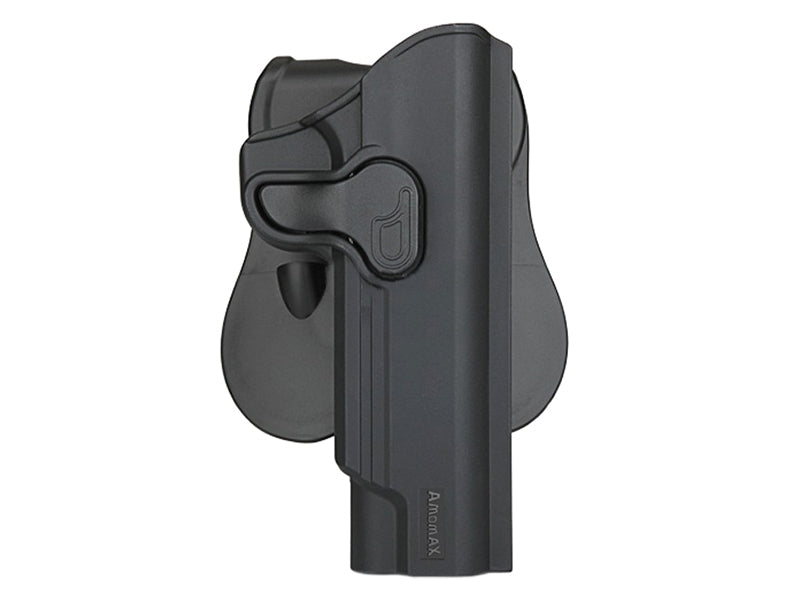 Amomax 1911 Polymer Retention Holster Right Black - A2 Supplies Ltd