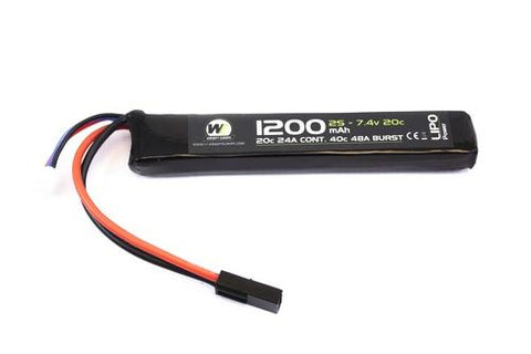 Nuprol 7.4v LiPo 1200mah Stick 20c - A2 Supplies Ltd
