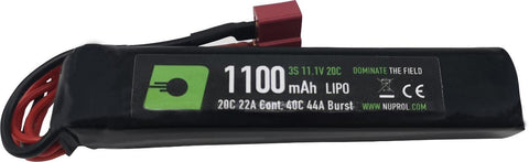 Nuprol 1100mah 11.1v 20c Lipo Stick Battery Deans - A2 Supplies Ltd