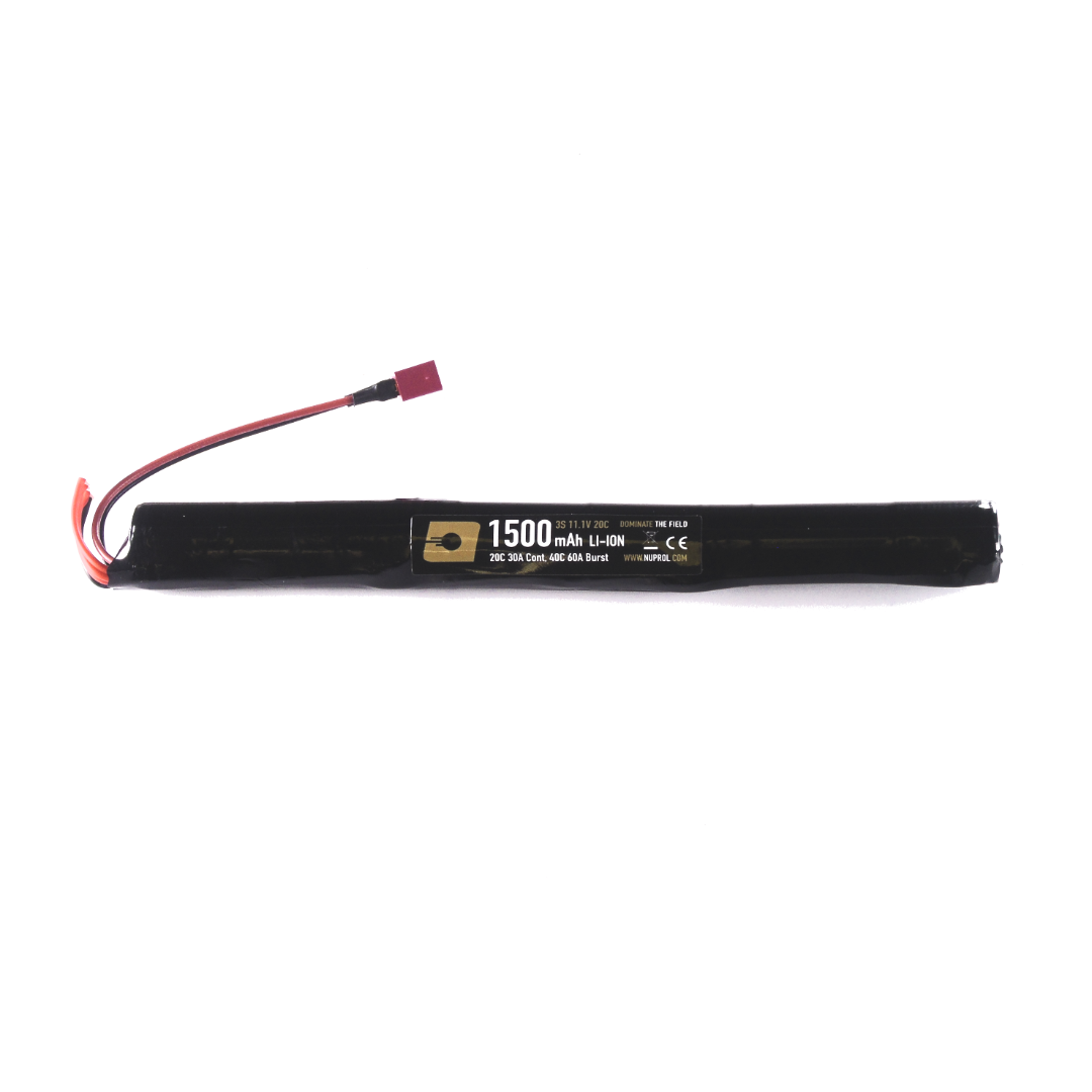 Nuprol 11.1v 1500mah Li-Ion 20c Stick Deans - A2 Supplies Ltd