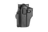 AMOMAX PER-FIT MULTI FIT HOLSTER LEFT HANDED - BLACK - A2 Supplies Ltd