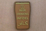 GFT Beer Drinking Infidel Patch - A2 Supplies Ltd