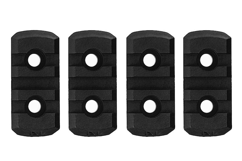 M-LOK Nylon 3 Picaninny Rail 4pcs Black - A2 Supplies Ltd