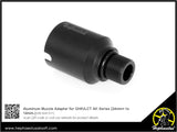 Aluminum Muzzle Adapter for GHK/LCT AK Series (24mm+ to 14mm-) - A2 Supplies Ltd