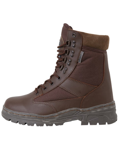 Patrol Boots - Half Leather/Half Cordura Brown - A2 Supplies Ltd