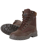 Patrol Boots - Half Leather/Half Cordura Brown - A2 Supplies Ltd