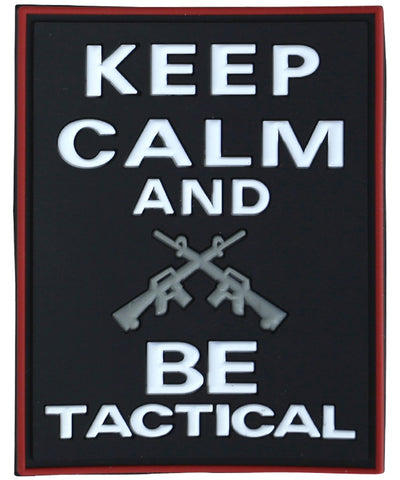 KUK Keep Calm & Be Tactical Morale Patch - A2 Supplies Ltd