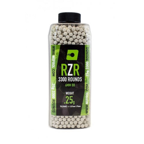 RZR 0.25g BB's 3300rds - A2 Supplies Ltd