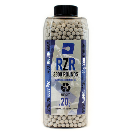 RZR 0.20g BIO BB's 3300rds - A2 Supplies Ltd