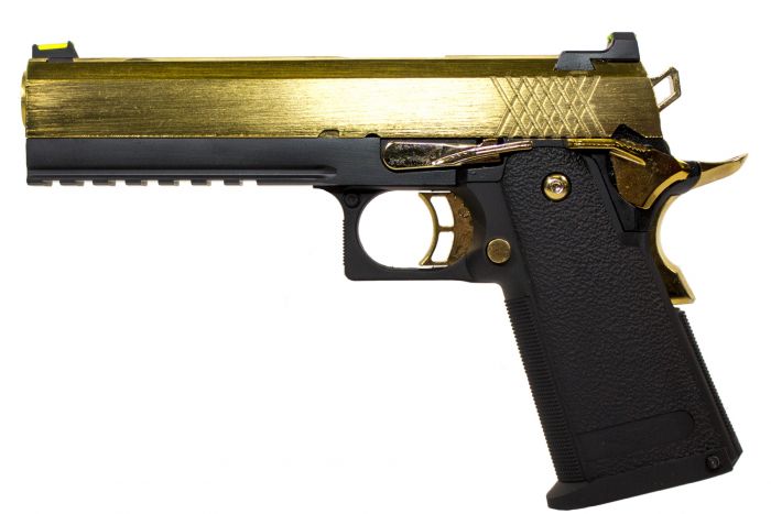 Raven Hi-Capa 5.1 Black Frame/Gold Slide *WEB ONLY SPECIAL* - A2 Supplies Ltd