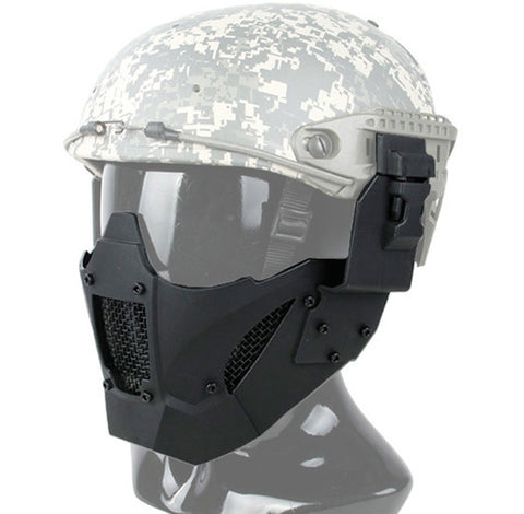 Half Face Fast Helmet Mask Black - A2 Supplies Ltd
