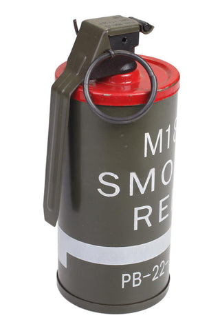 Replica M18 Smoke Grenade - Red - A2 Supplies Ltd