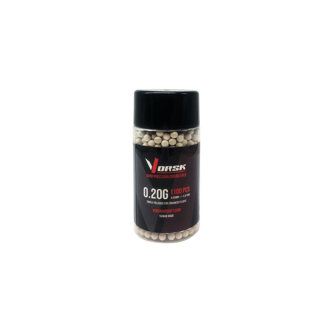 Vorsk 6mm BB 0.20g 1100rd Bottle - A2 Supplies Ltd