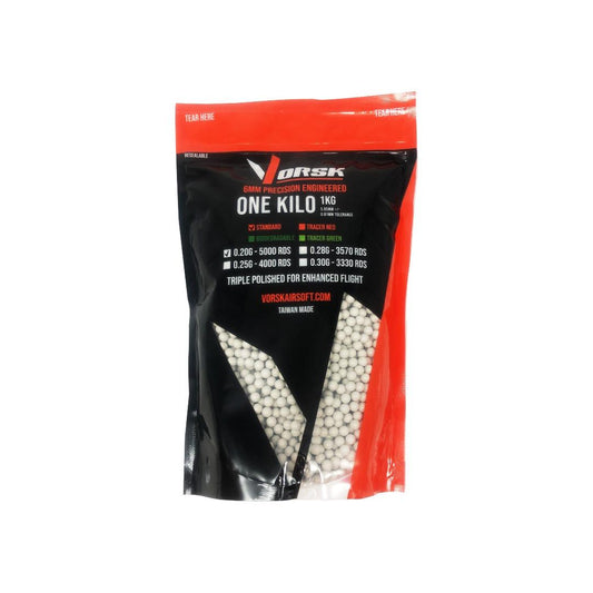 Vorsk 6mm BB 0.20g 1kg Pouch - A2 Supplies Ltd