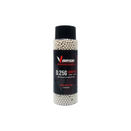 Vorsk 6mm BB 0.25g 3600rd Bottle - A2 Supplies Ltd