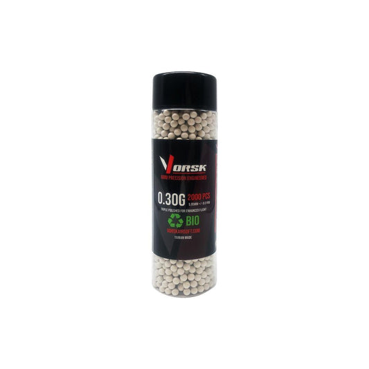 Vorsk 6mm BB 0.30g BIO 2000rd Bottle - A2 Supplies Ltd