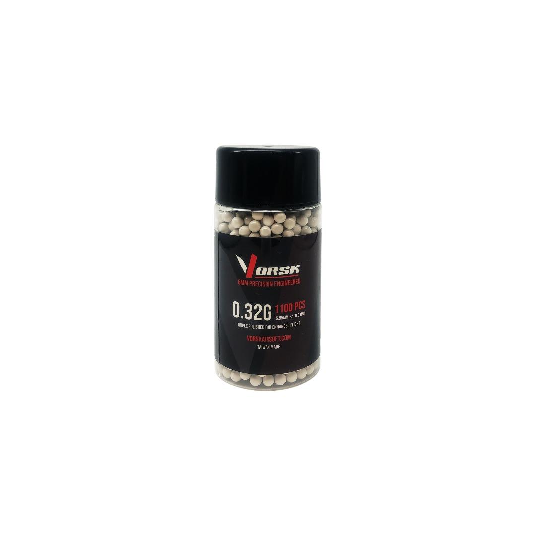 Vorsk 6mm BB 0.32g 1100rd Bottle - A2 Supplies Ltd