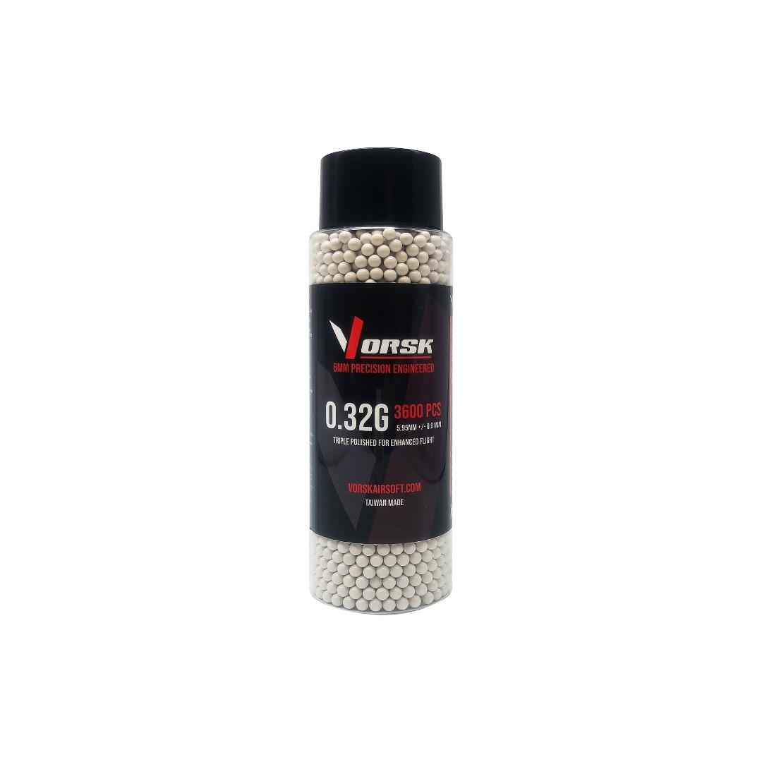 Vorsk 6mm BB 0.32g 3600rd Bottle - A2 Supplies Ltd