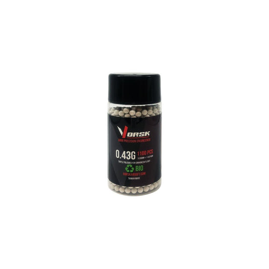 Vorsk 6mm BB 0.43g BIO 1100rd Bottle - A2 Supplies Ltd