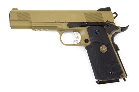 WE MEU GBB Railed Tan Pistol - A2 Supplies Ltd