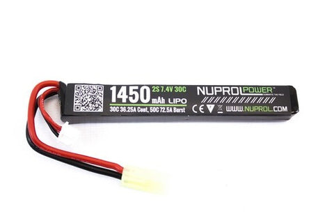 Nuprol 1450mah 7.4v 30c Lipo Stick Type - A2 Supplies Ltd