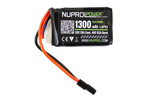 Nuprol Power 1300mah 11.1v 20c PEQ Micro Lipo - A2 Supplies Ltd