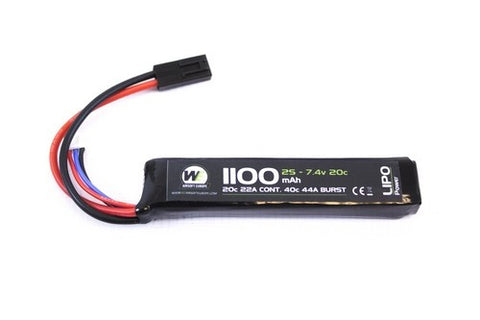 Nuprol 7.4v 1100mAh Stick Battery - A2 Supplies Ltd