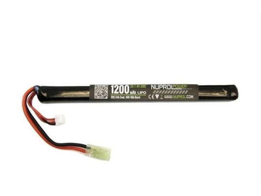 7.4v 1200mah LiPo Slim Stick - A2 Supplies Ltd