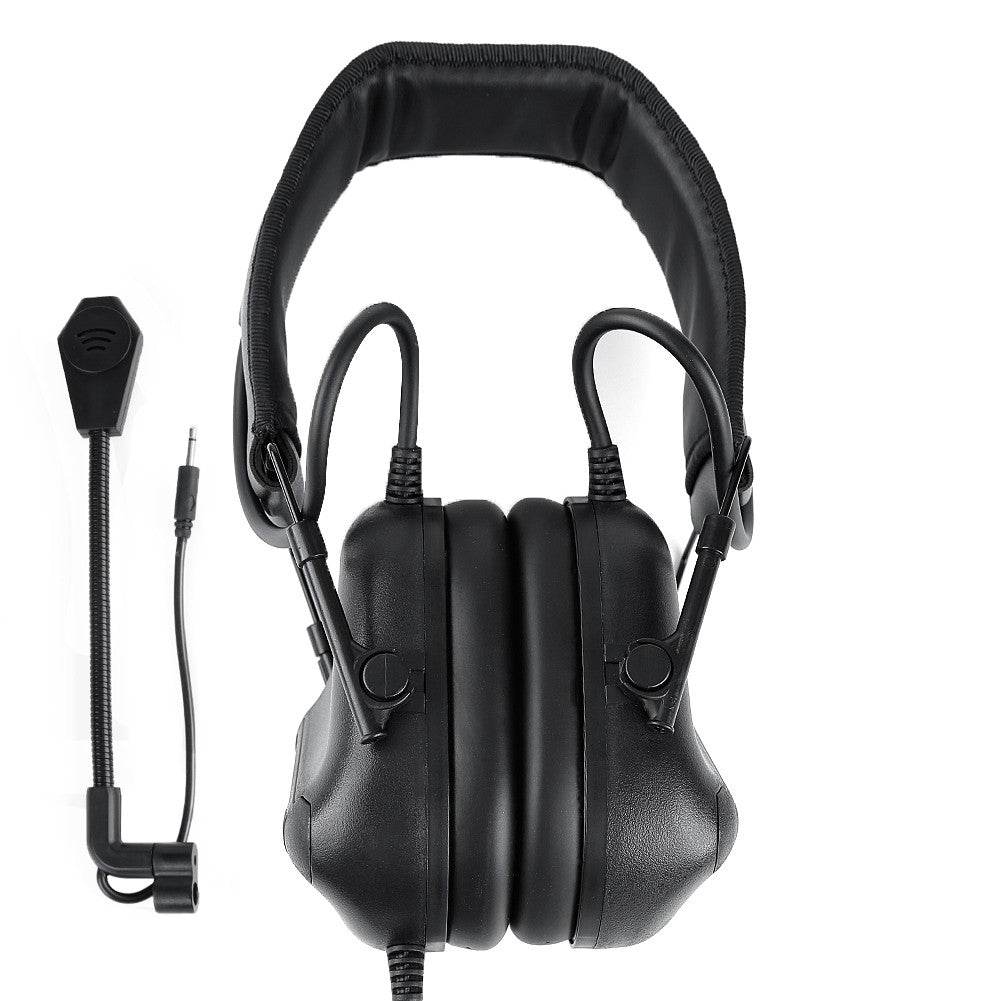 Nuprol Tactical Comms Headset Black - A2 Supplies Ltd