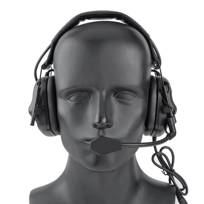 Nuprol Tactical Comms Headset Black - A2 Supplies Ltd