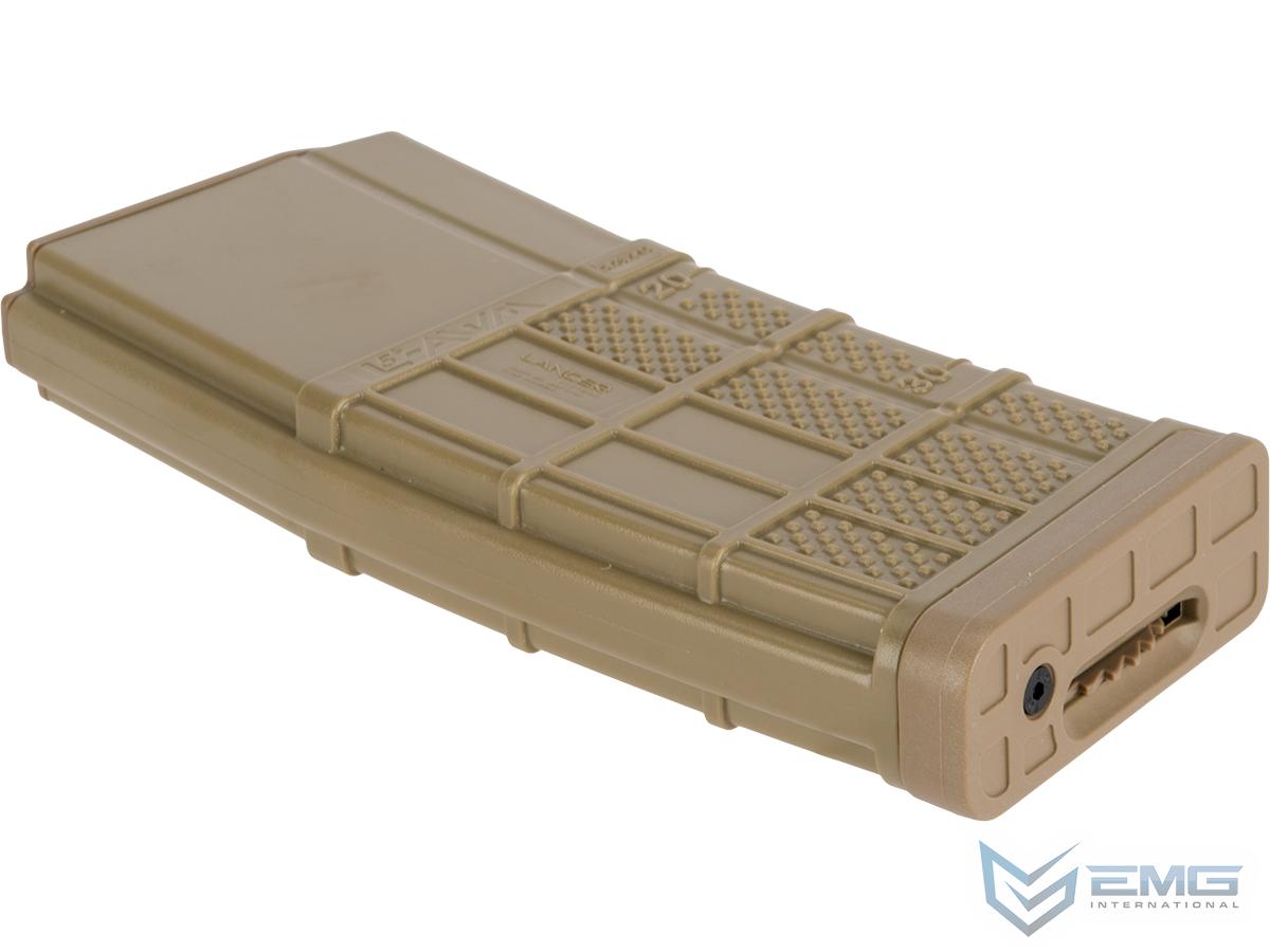 Lancer EMG M4 AEG Hi-Cap Magazine Twin Pack Tan - A2 Supplies Ltd