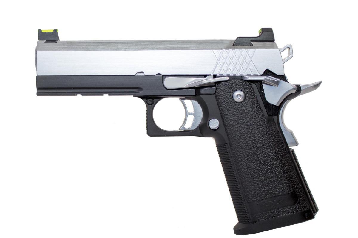 Raven Hi-Capa 4.3 Black Frame/Chrome Slide - A2 Supplies Ltd