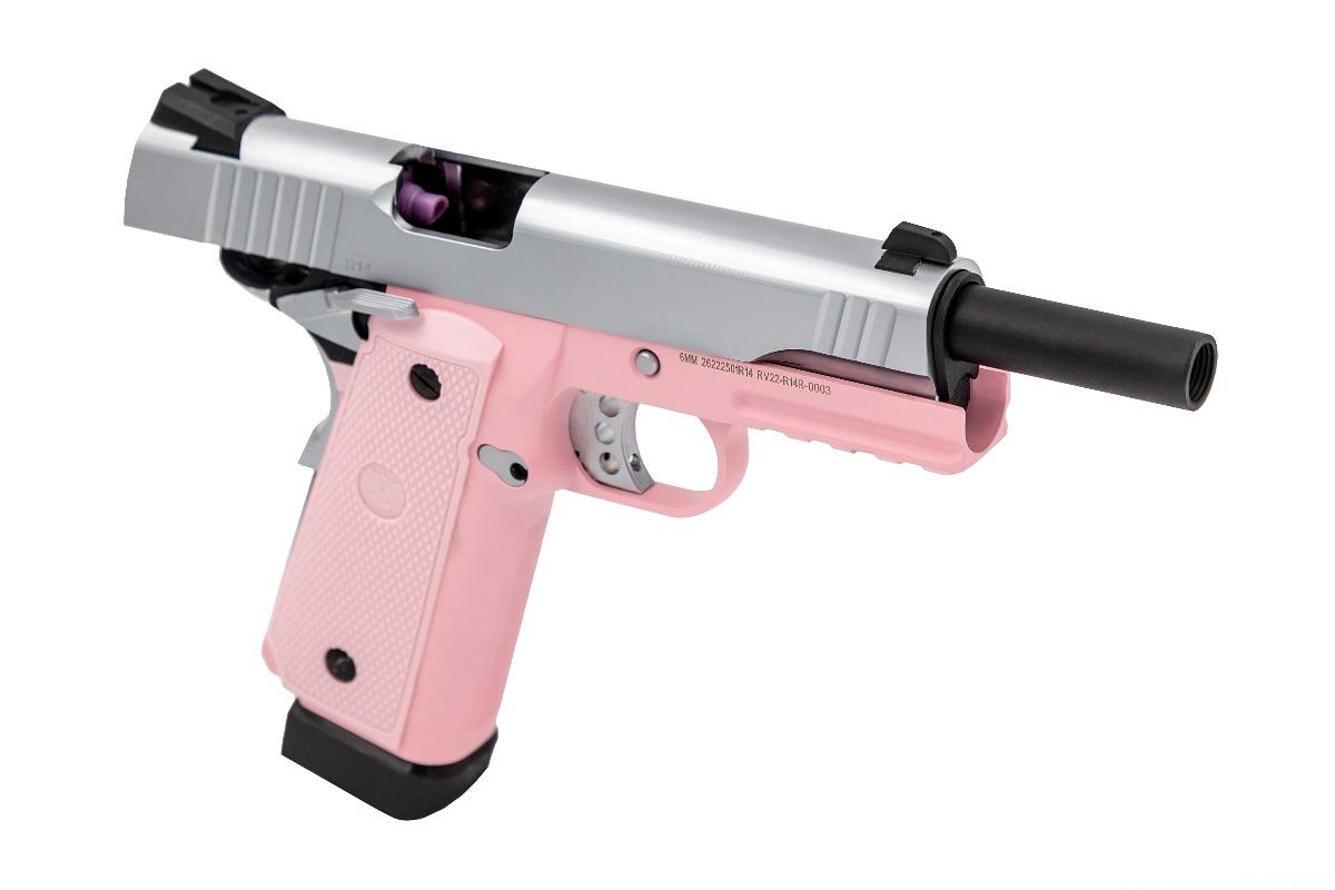 Hi-Capa R14 Railed Pink/Silver - A2 Supplies Ltd